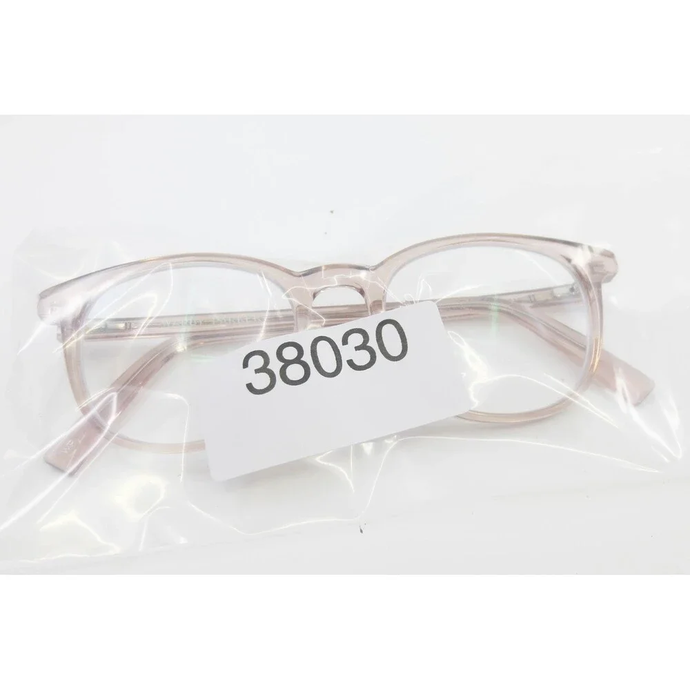 Warby Parker Durand M 668 Eyeglasses Rose Pink Translucent Round Frames